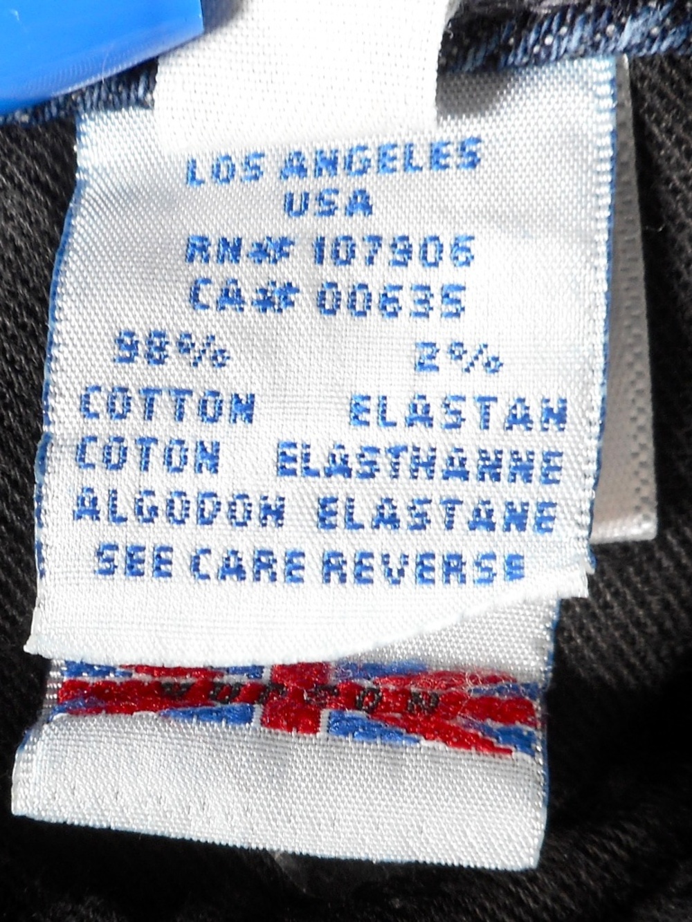 Y2K Hudson 28 Denim Jean W170DHK Bootcut Low-Rise USA Flap Pocket 28x31.5 HEMMED - Picture 9 of 12